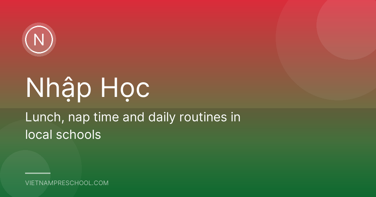 Lunch, nap time and daily routines in local schools