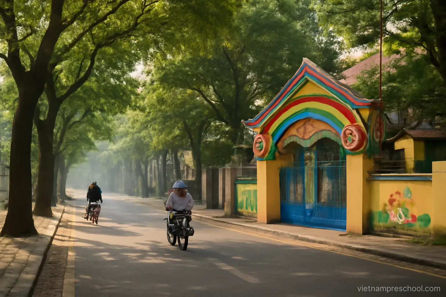 Commutes and school buses in Vietnamese cities